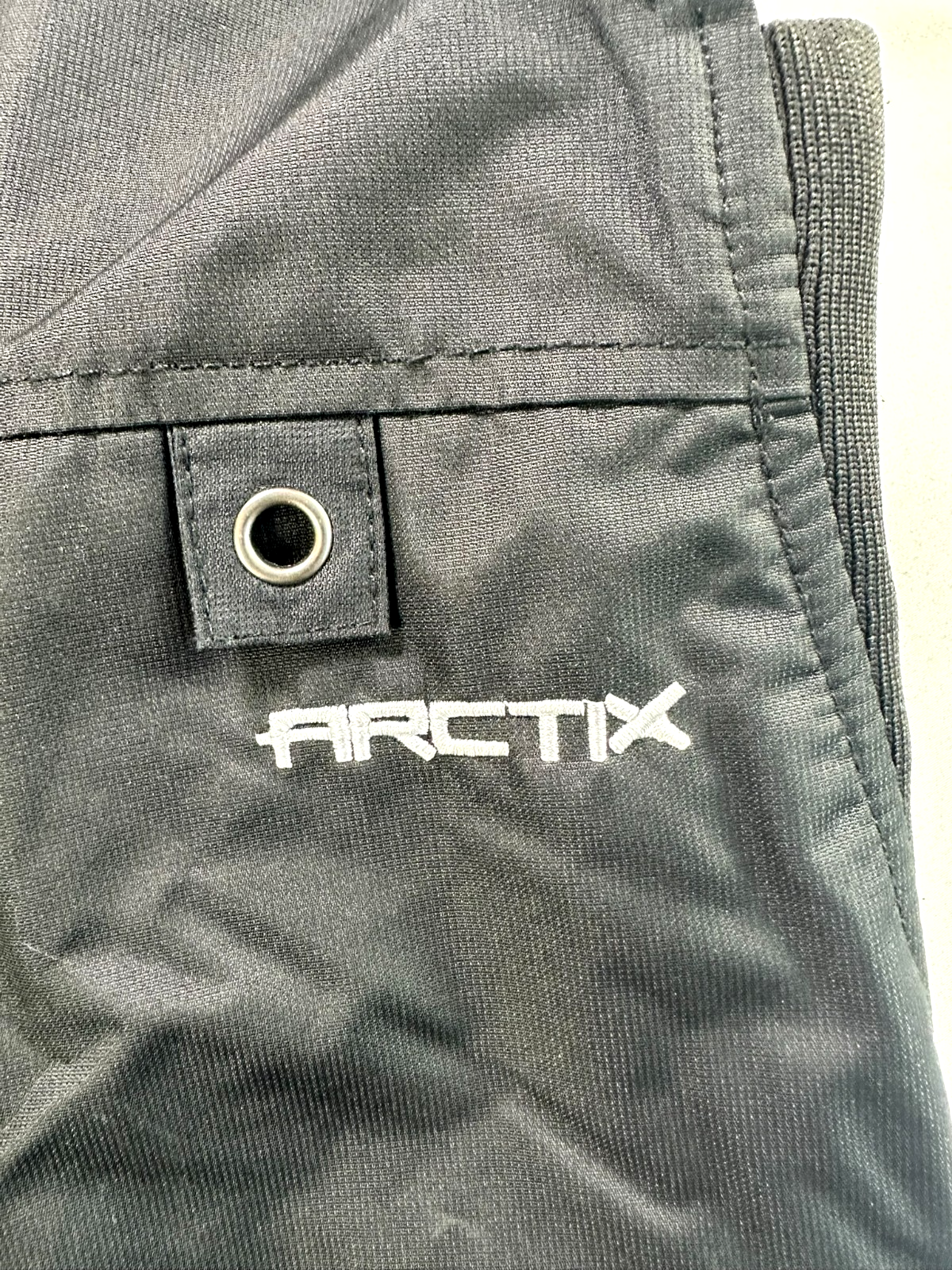 Youth Black Arctix Ski/ Snow Bib Pants Suspenders W/ Pocket- Size XS (5K)