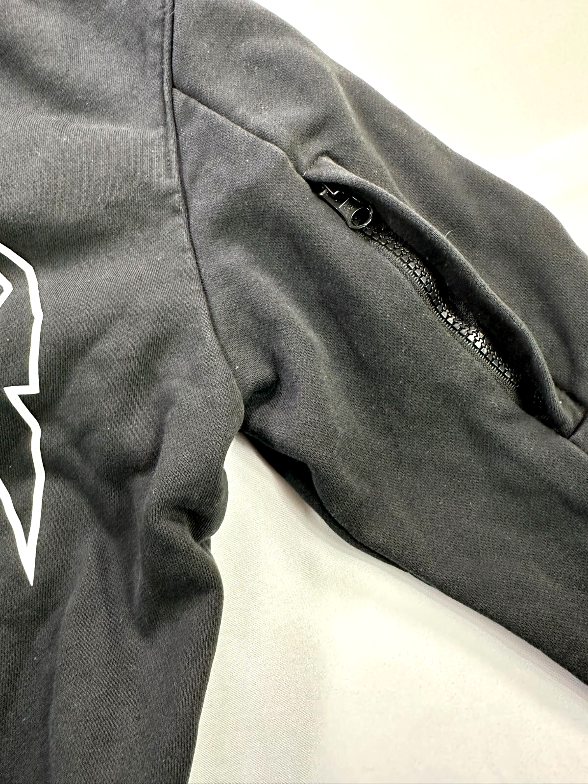 Men's Black Roku Studio Reaper Patch French Terry Sweatshirt- Size S