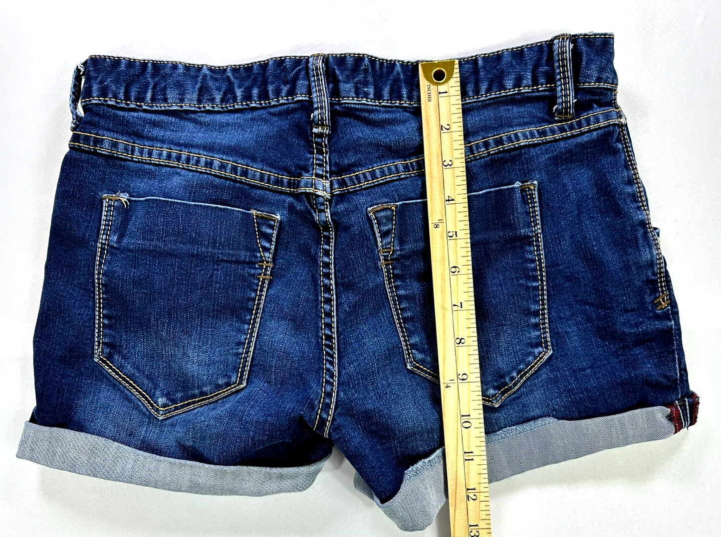 Women's 21 Denim Distressed Cut Off Denim Shorts- Waist 28