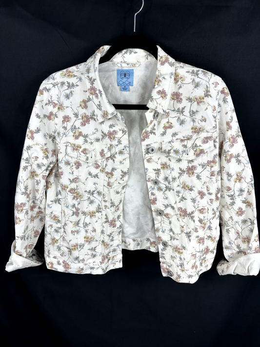 Women's Cece Denim Style Jacket- Size Medium