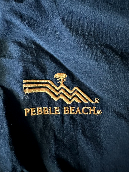 Men's Vintage Official SDI Pebble Beach Golf Links Embroidered Pullover-Size M