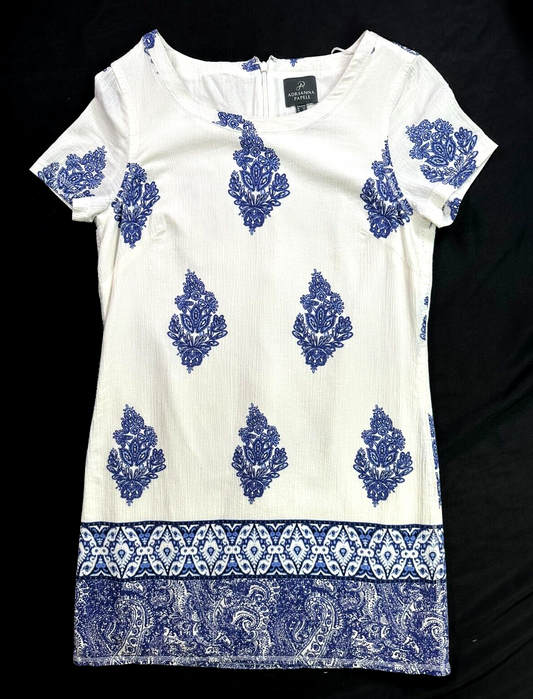 Women's Adrianna Papell A-LIne Crinkle Dress- Size 10P