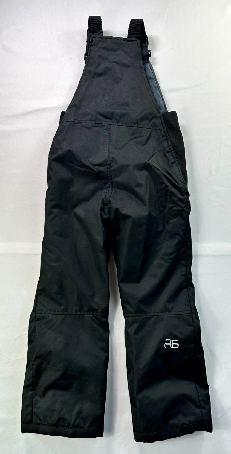 Youth Black Arctix Ski/ Snow Bib Pants Suspenders W/ Pocket- Size XS (5K)
