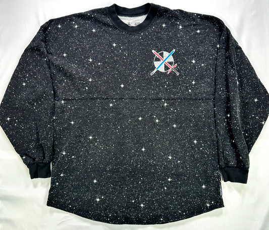 Men's Star Wars- The Rise Of Skywalker Galaxy Long Sleeve Spirit Jersey- Size S