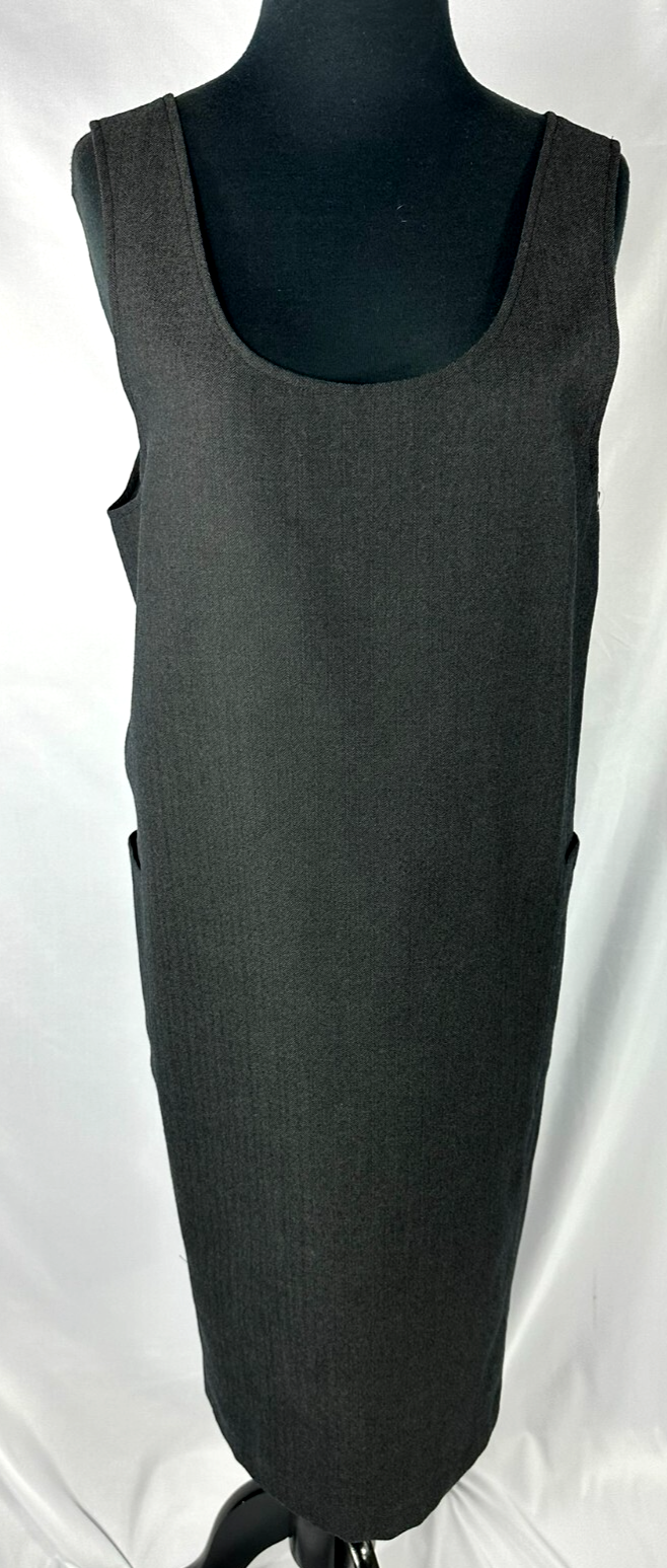 Women's Black Harve Bernard Sport Dress With Pockets- Size 8