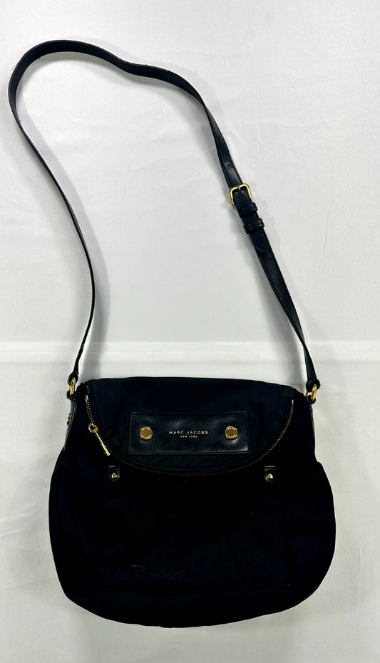 Women's Black Marc Jacobs New York Nylon Mini Natasha Crossbody Bag