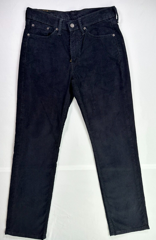 Men's Levi's 515 Black Corduroy Straight Leg Pants- Size 29 x 30