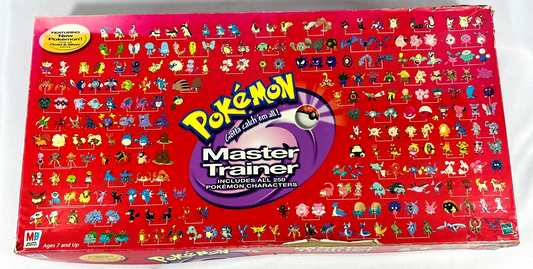 Pokémon Master Trainer Board Game Gold & Silver- Hasbro/ Milton Bradley (2001)