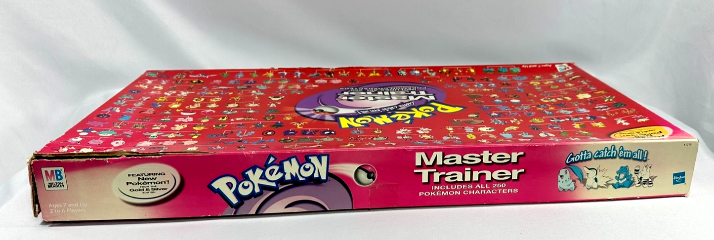 Pokémon Master Trainer Board Game Gold & Silver- Hasbro/ Milton Bradley (2001)