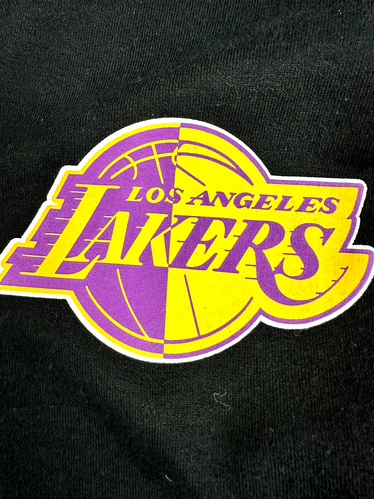 Men's Official NBA Los Angeles Lakers Zip Up Long Sleeve Jacket- Size L