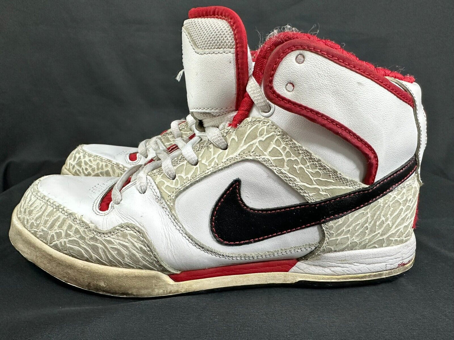 Men's Nike Paul Rodriguez 2 Zoom Air High White Varsity Red- Size 10