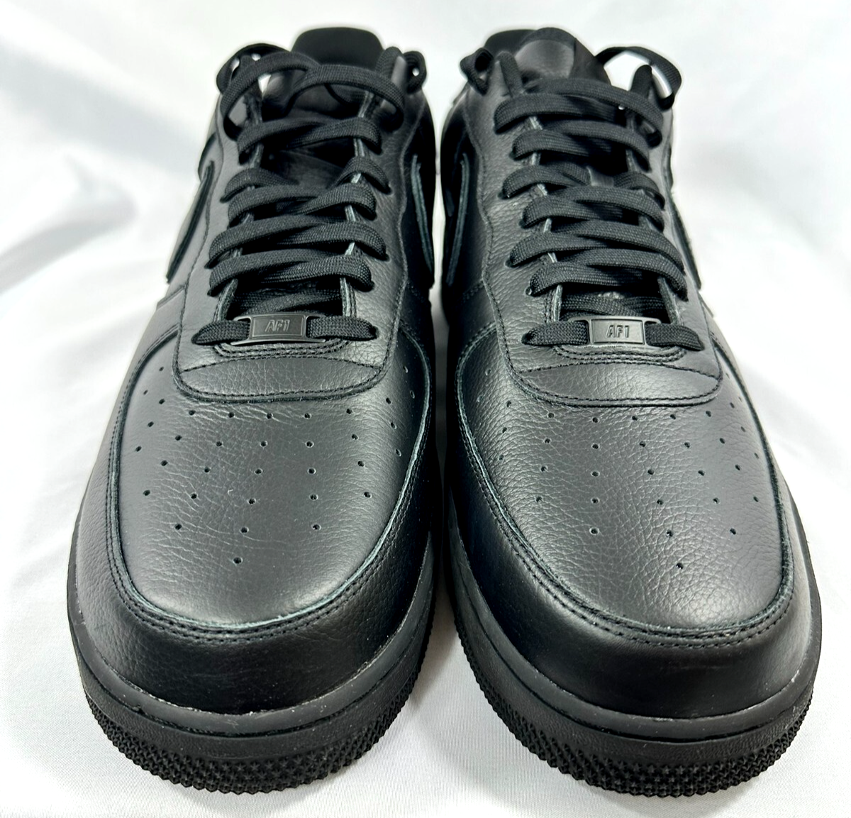 Men's Triple Black Nike Air Force 1 Low ESS (HF0659-900) Size 16