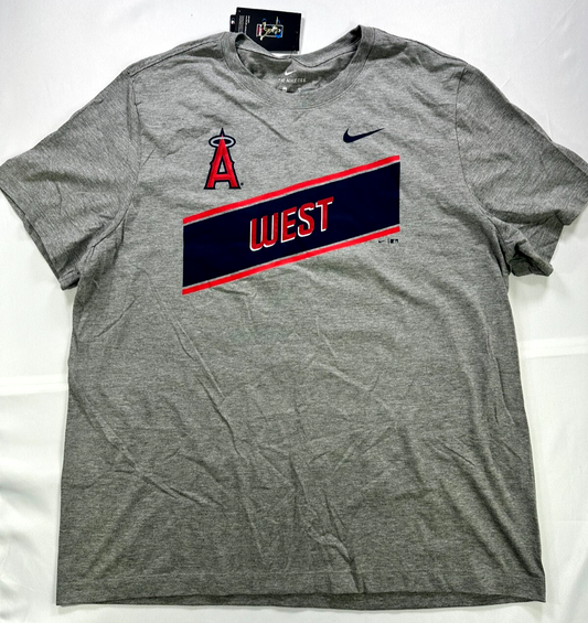 Men's Gray MLB All Star West Shohei Ohtani LA Angels T-Shirt- Size 2XL