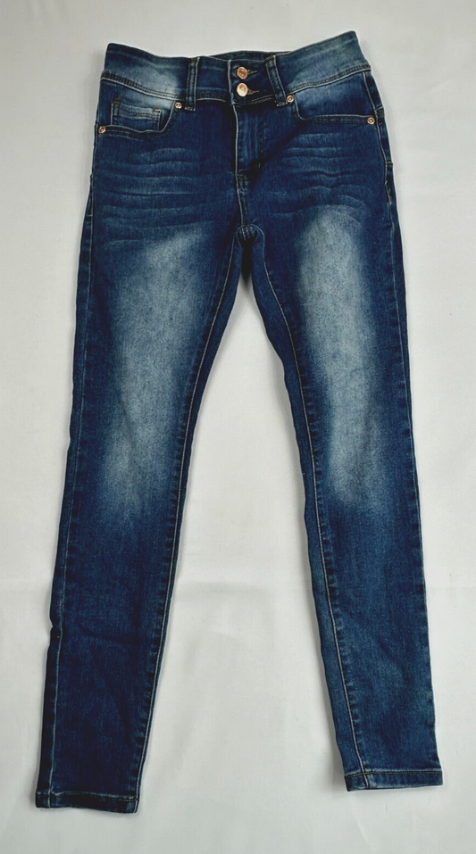 Youth Girls Truly Bella Skinny Stretch Faded Jeans- Size 5