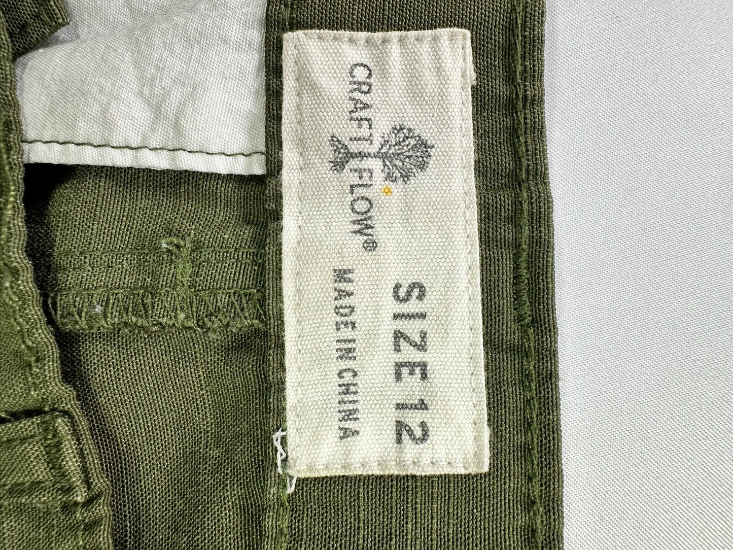 Women's Craft Flow Green Bermuda Shorts- Size 12