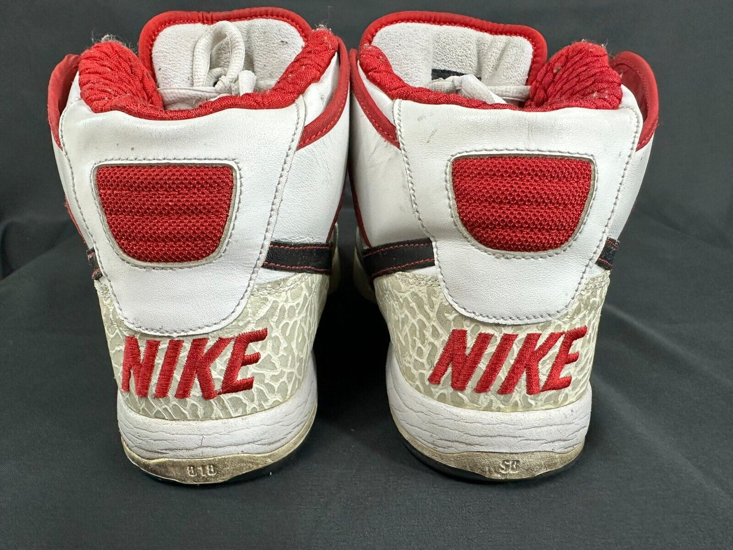Men's Nike Paul Rodriguez 2 Zoom Air High White Varsity Red- Size 10