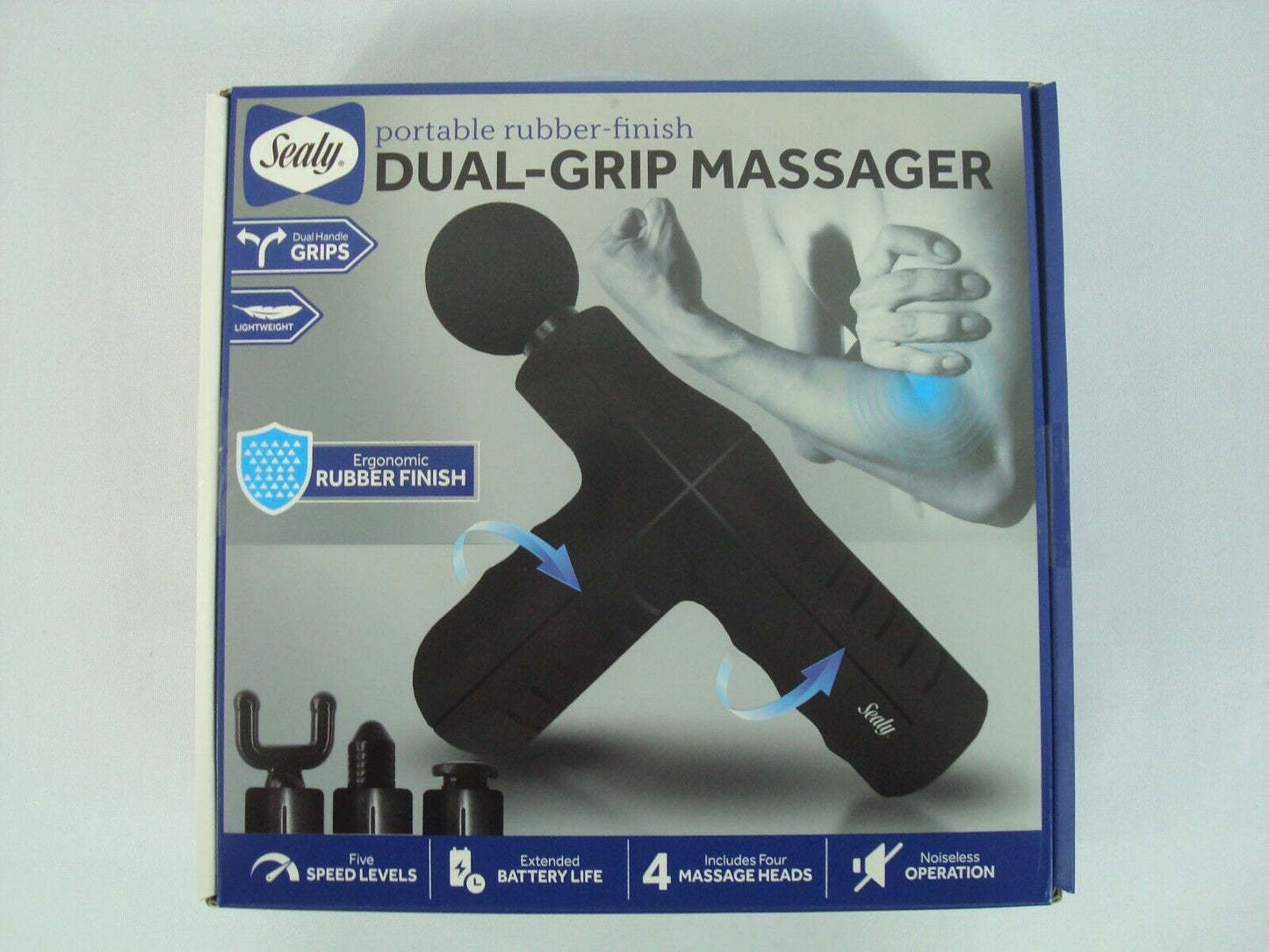 Sealy Dual Grip Portable Massager