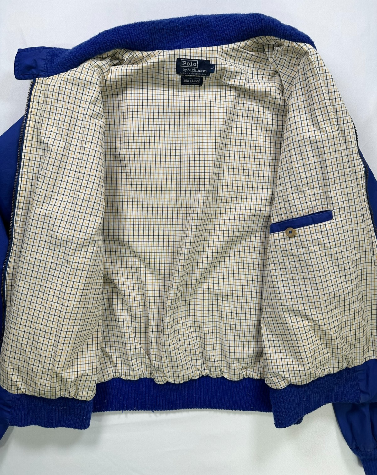 Men's Vintage Blue Polo Ralph Lauren Jacket- Size L