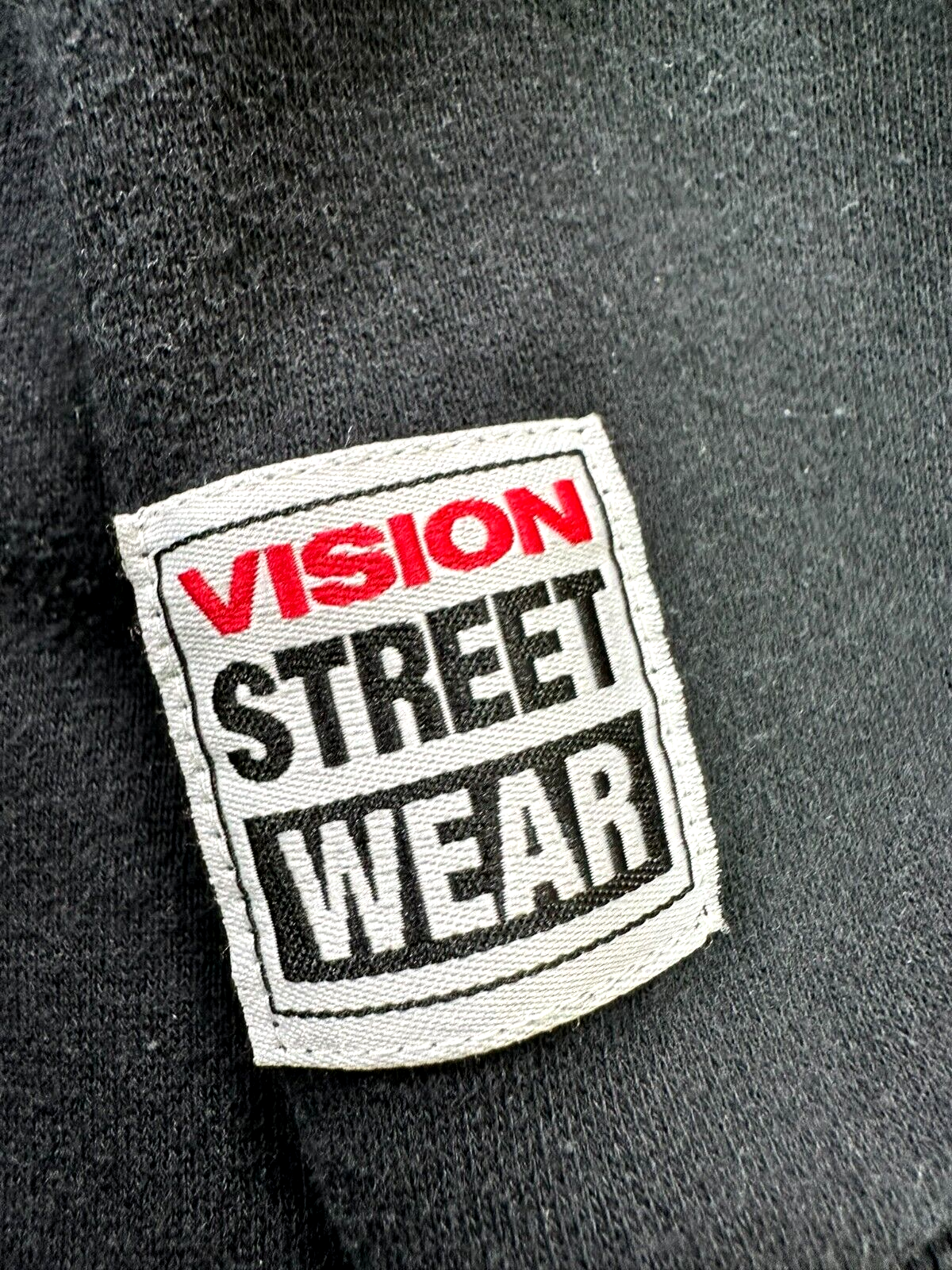 Men's Vintage 90s Black Vision Streetwear Sweatshirt- Size M