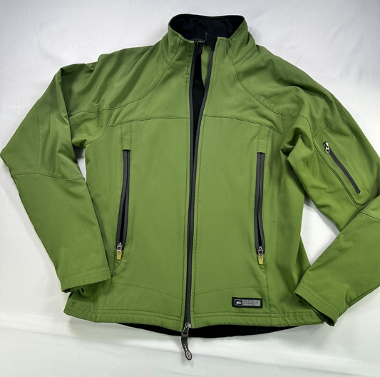 Women's Green REI Lightweight Zip Jacket- Size M