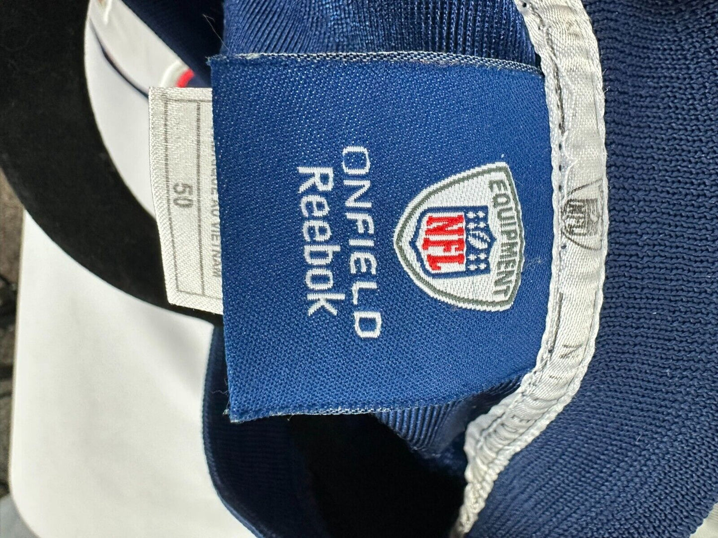 Tom Brady NFL Reebok On Field New England Patriots Football Jersey- Size 50