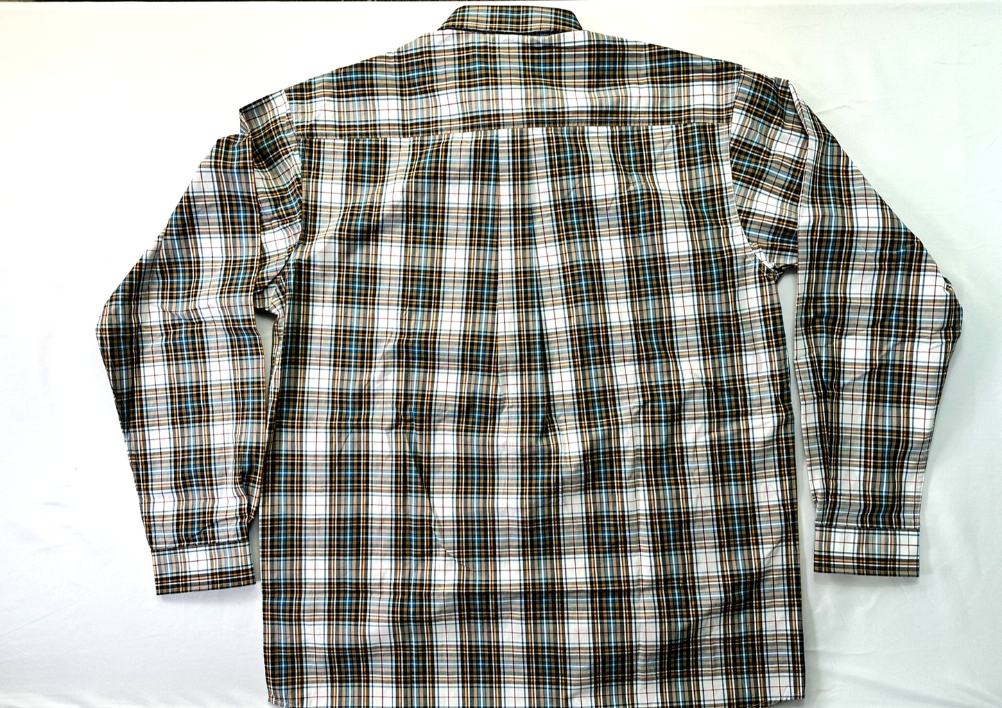 Men's Cinch Western Plaid Cotton Button Up Long Sleeve Shirt- Size XL