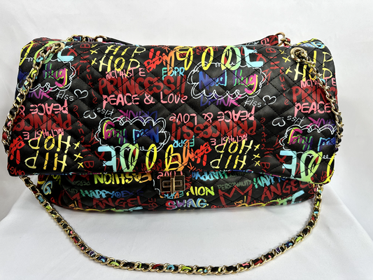 Graffiti Style Medium Duffle Bag