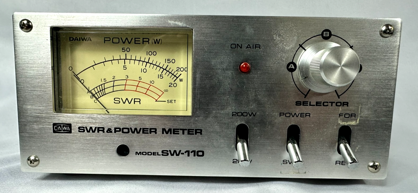 Daiwa SW-110 SWR Power Meter For HAM Radio