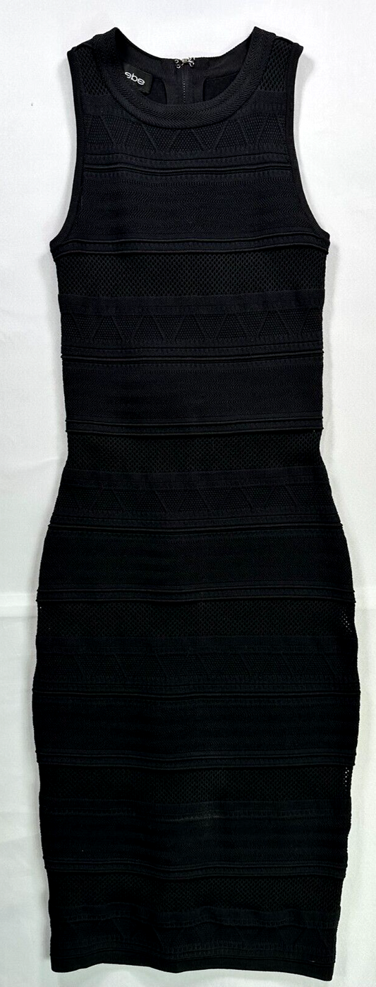 Women's Black Bebe Bodycon Sheath Dress- Size XS