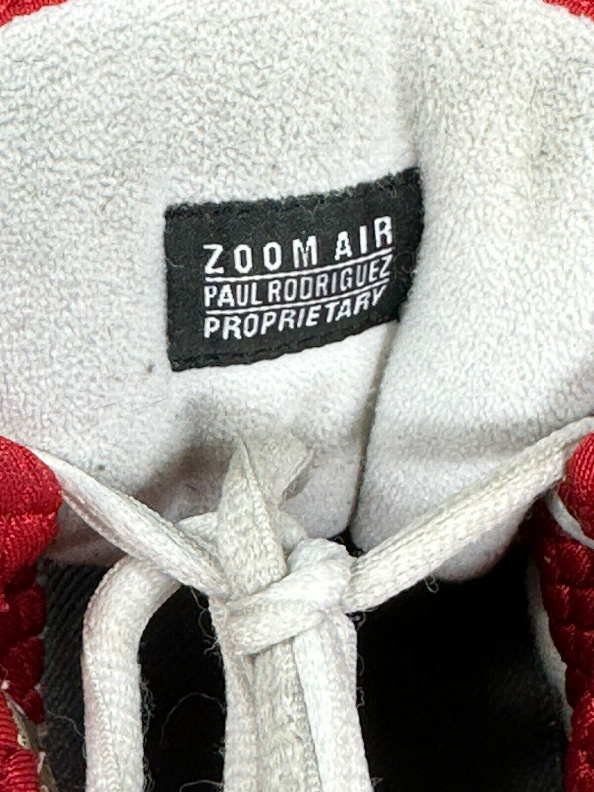 Men's Nike Paul Rodriguez 2 Zoom Air High White Varsity Red- Size 10