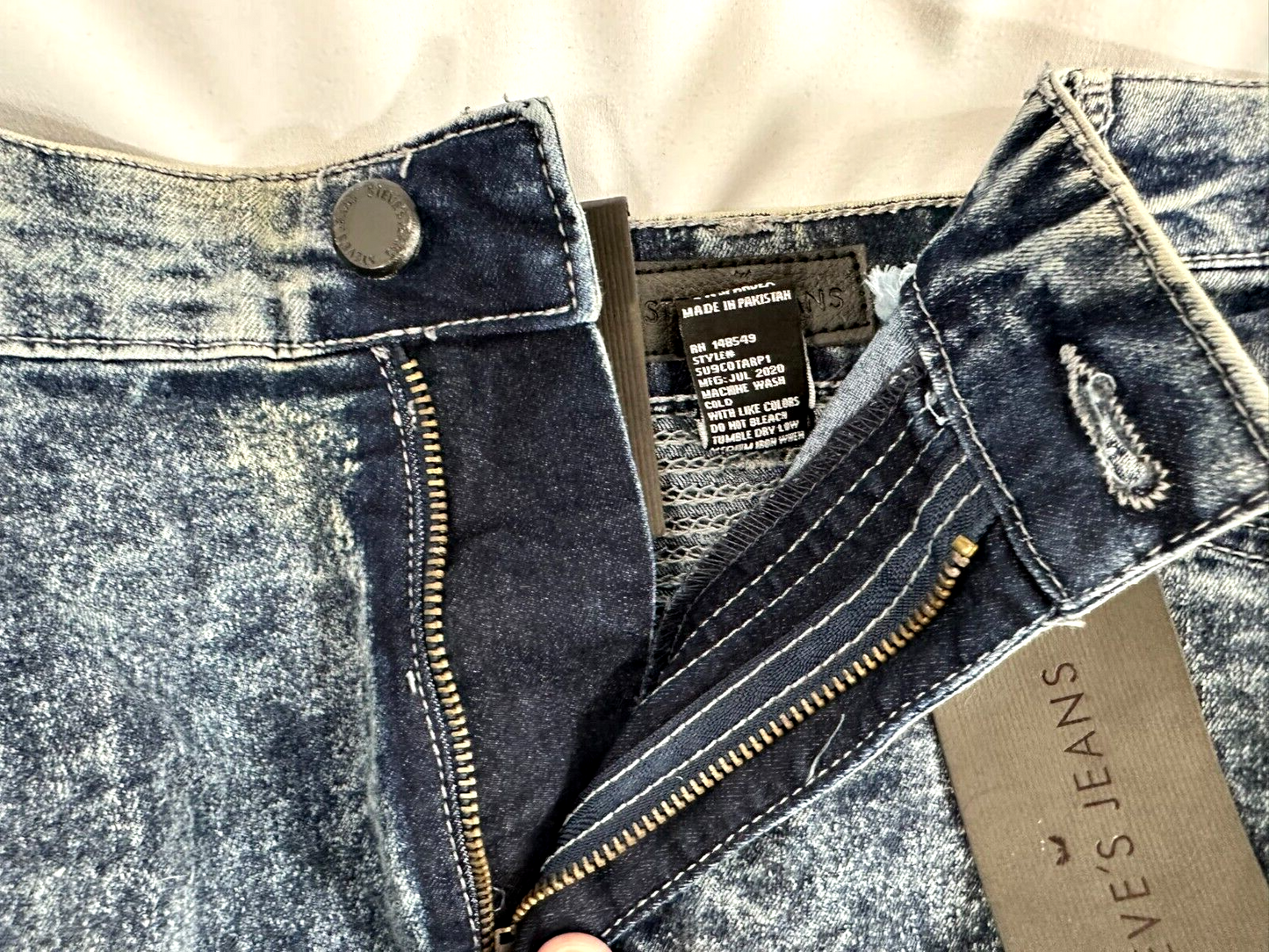 Men's Steve's Brand Stretch Skinny Fit Jeans- Size 36/32