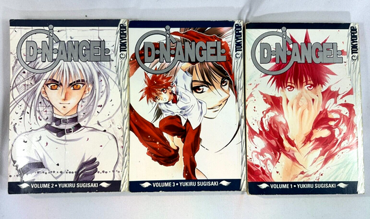 Japanese Anime Graphic and Light Novel Paperback Book LOT (Set of 3)