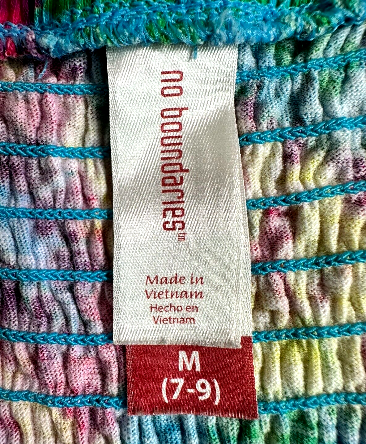 Women's No Boundaries Tie-Dye Sundress- Size M (7-9)