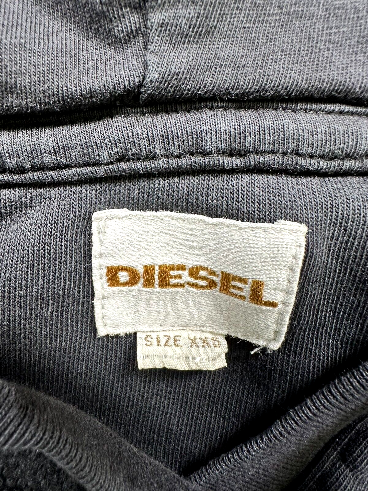 Women's Vintage Black Diesel Damage 1978 Sweatshirt- Size XXS
