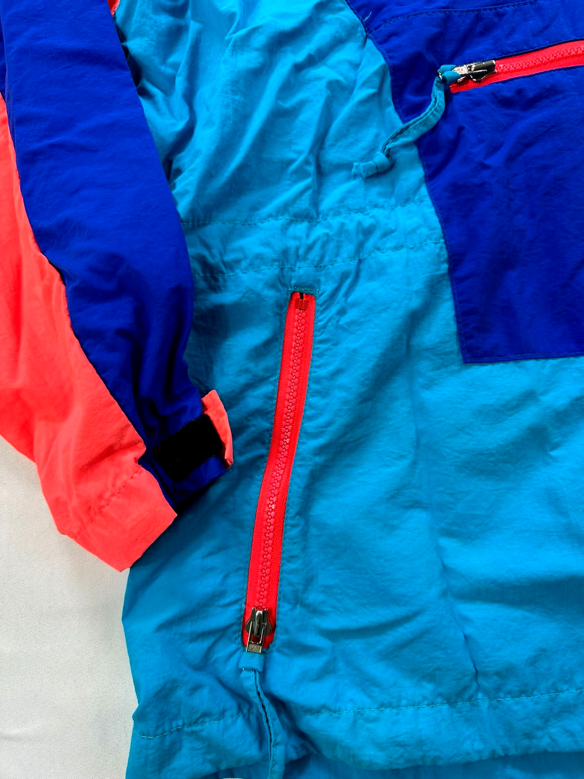 Men's Vintage REI Lightweight Pullover Hooded Windbreaker/Ski Jacket- Size S