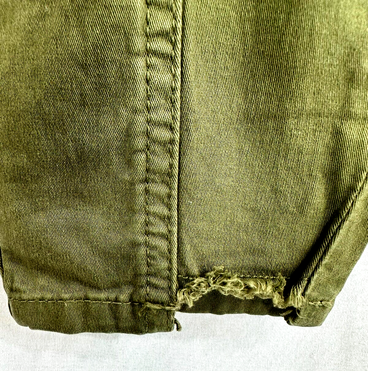 Women's Zara Denimwear Z1975 Olive Stretch Pants- Size 4