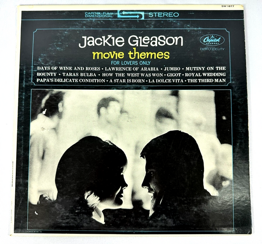 Jackie Gleason Movie Themes For Lovers Only SW 1877 VG+ 12in Vinyl Record Album