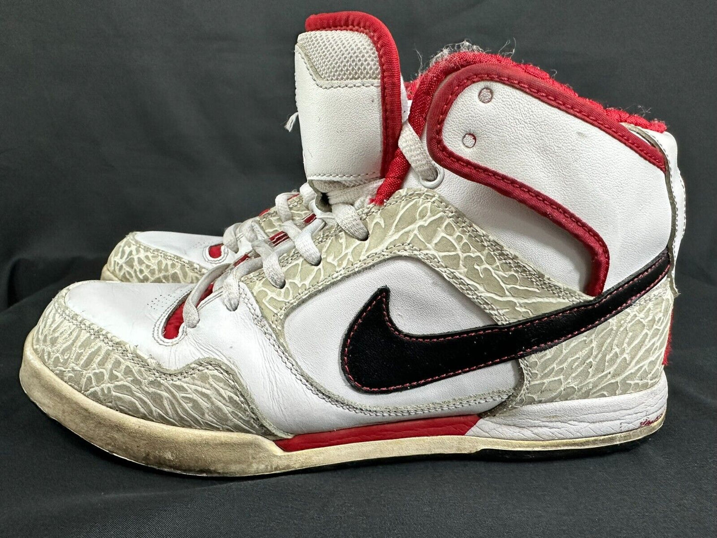Men's Nike Paul Rodriguez 2 Zoom Air High White Varsity Red- Size 10