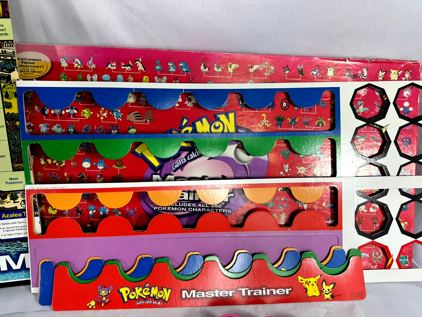 Pokémon Master Trainer Board Game Gold & Silver- Hasbro/ Milton Bradley (2001)