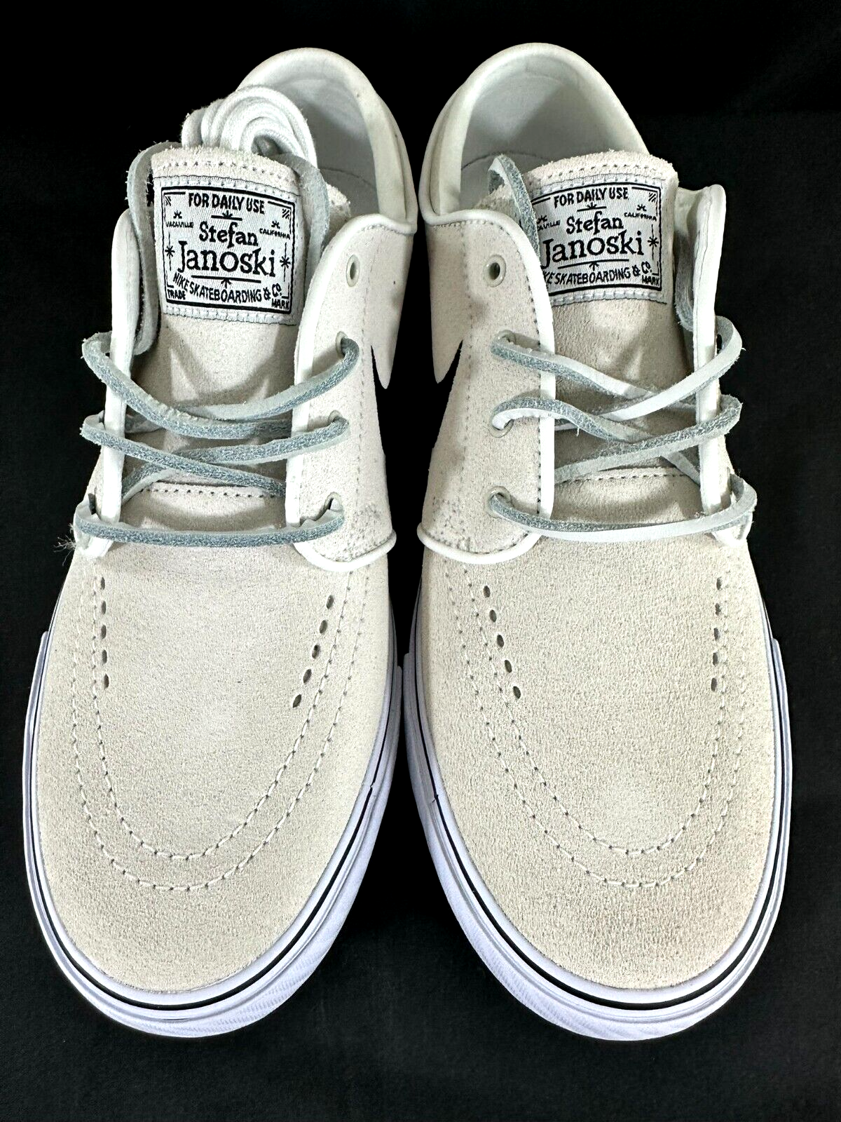 Men's Nike SB Steve Janoski OG+ Summit White Skate Shoes- Size 7