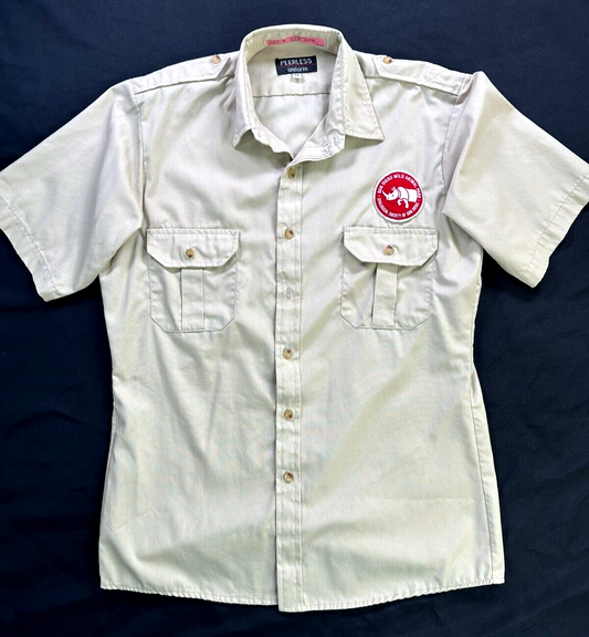 Men's San Diego Wild Animal Park Button Down Shirt- Size M
