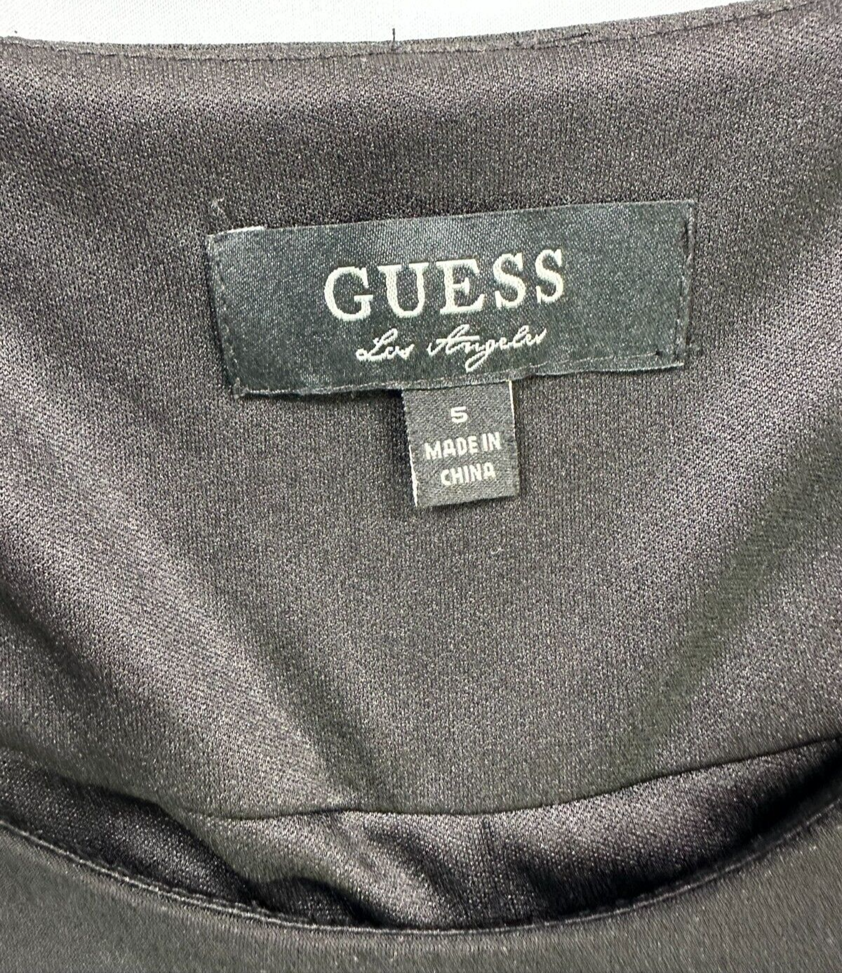 Women's Black Guess Los Angeles Cocktail Dress- Size 5