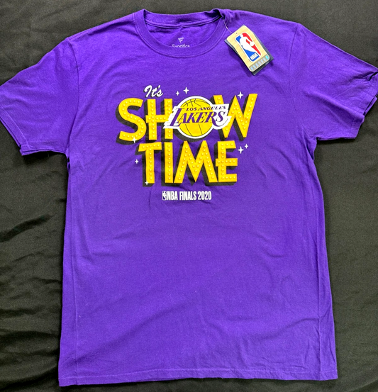 Men's Purple Los Angeles Lakers 2020 NBA Finals "It's Showtime" T-Shirt- Size L