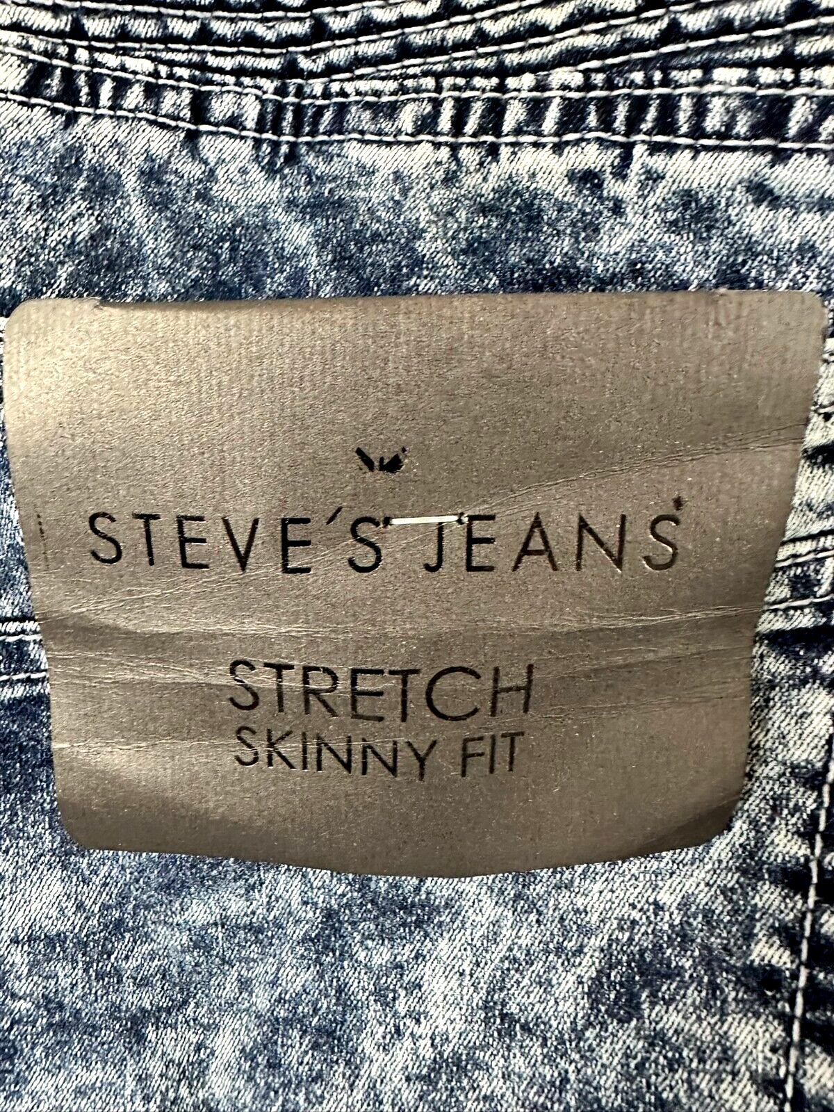 Men's Steve's Brand Stretch Skinny Fit Jeans- Size 36/32