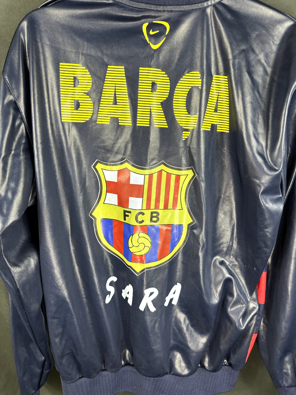 Men's Nike FC Barcelona Barca Soccer Jacket- Size Large