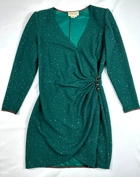 Women's Vintage Morton Myles For The Warrens Emerald Dress- Size 14
