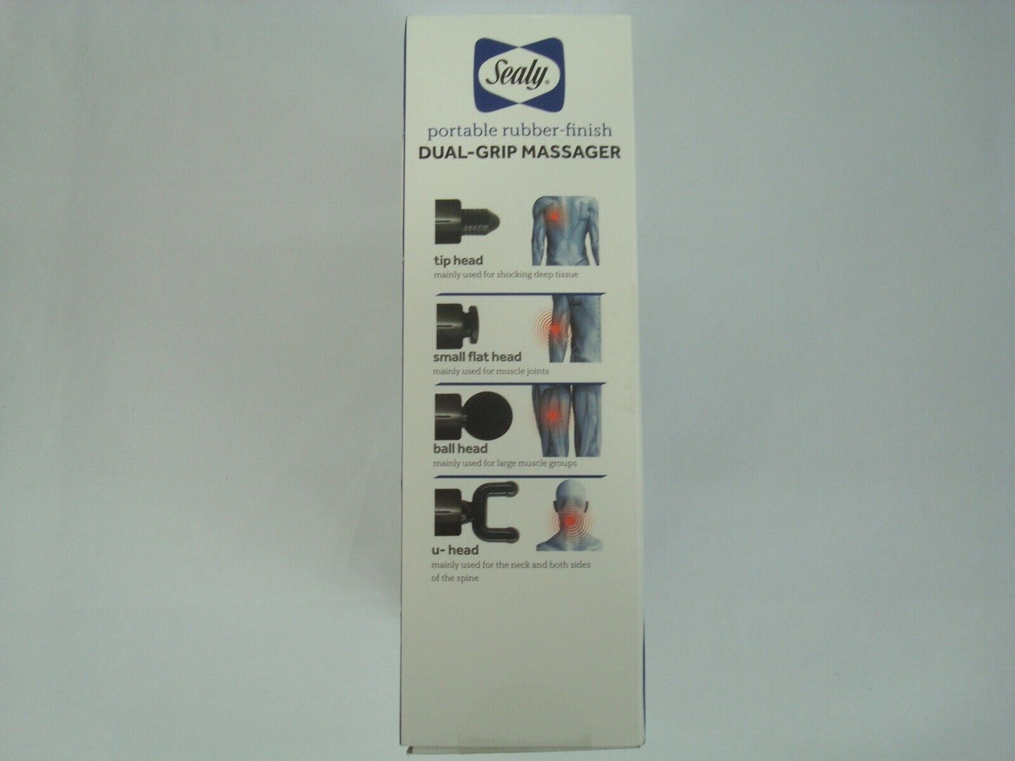 Sealy Dual Grip Portable Massager