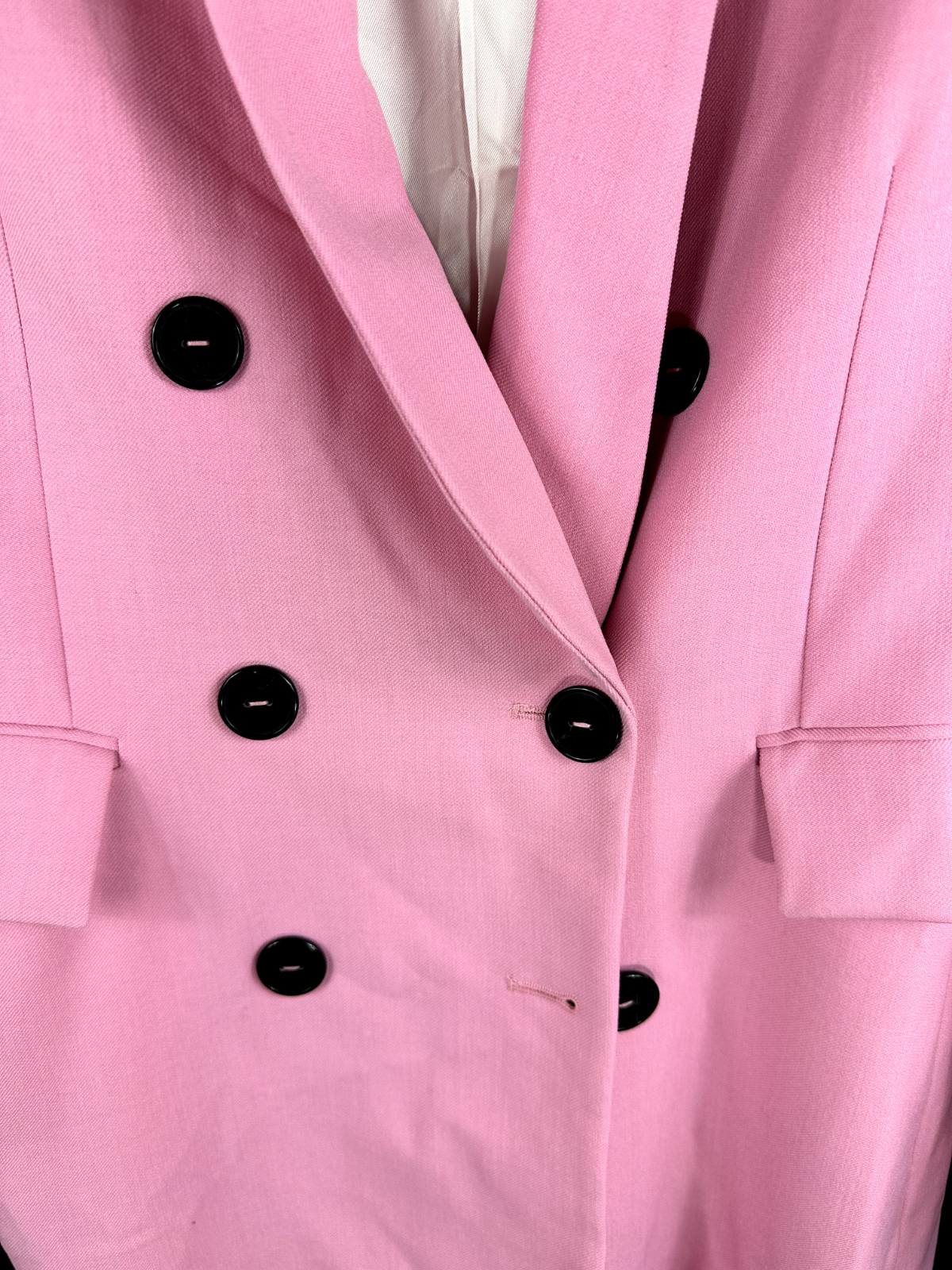 Women's Zara Pink Double Breasted Blazer- Size Small