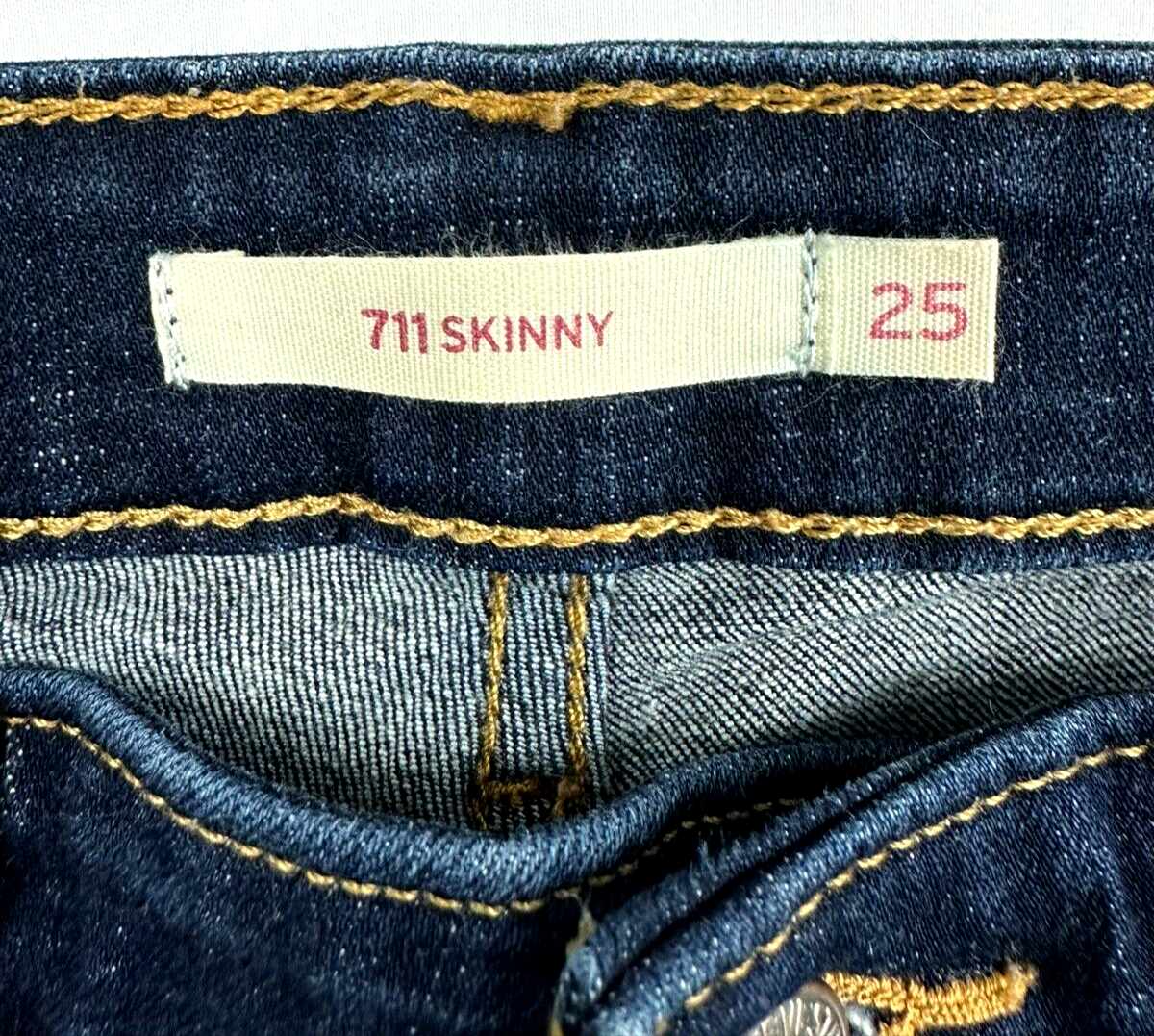 Youth Girls Levi's Skinny Stretch Distressed 711 Jeans- Waist 25