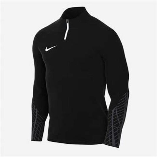 Men's Black Nike Dri FIT Strike Drill Zip Top Athleisure (DR2294-010)- Size XL